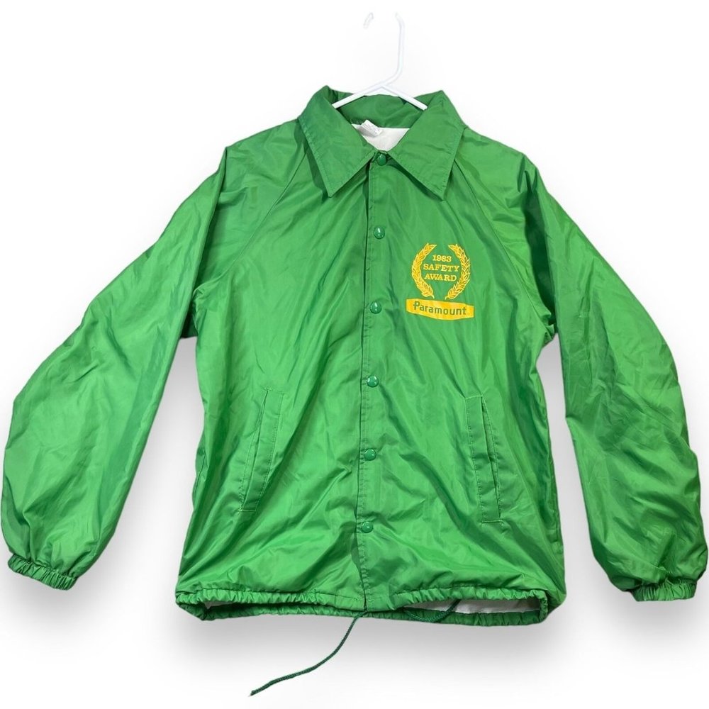 1983 Paramount Foods Jacket Adult Size Medium Safety Award Made In USA Vintage